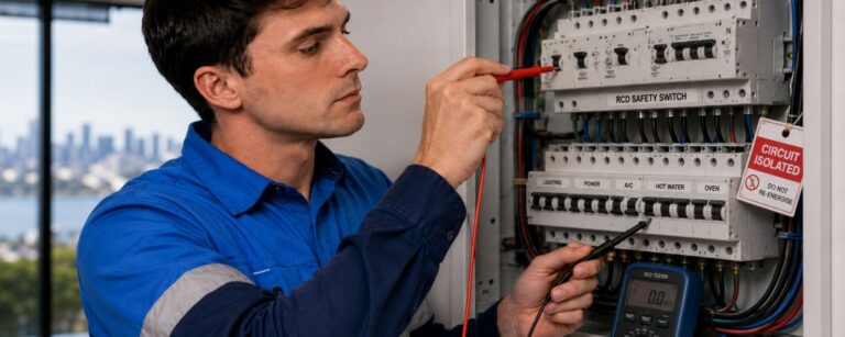 Installation of safety light in sydney